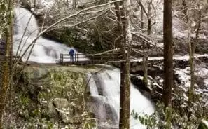 laurel falls snow