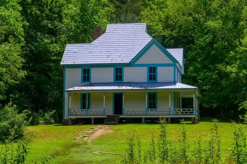 The Caldwell Place in the Cataloochee Valley of the Smoky Mountains