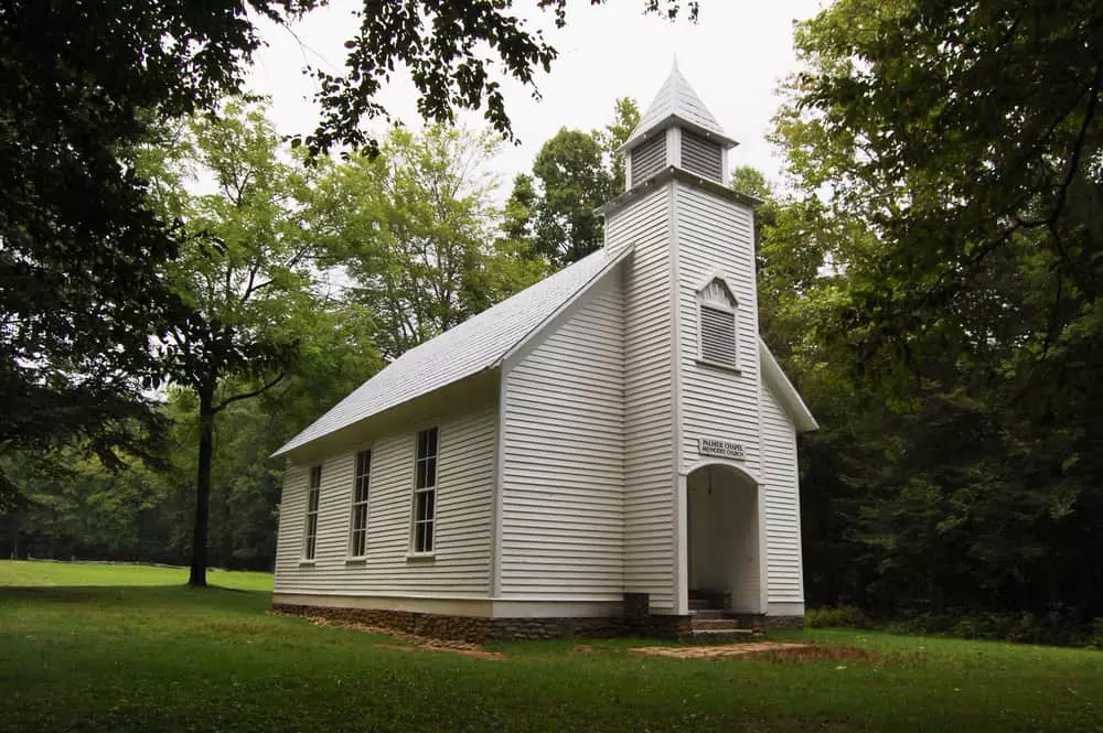 Palmer Chapel in Cataloochee Valley