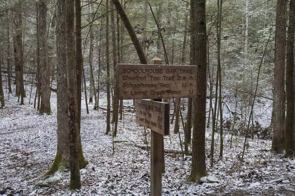 Schoolhouse Gap Trail in the Smoky Mountains