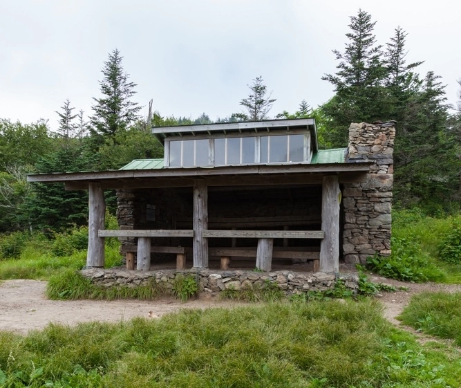 ice water springs shelter appalachian trail