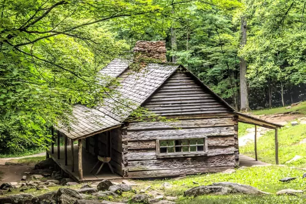 bud ogle cabin in roaring fork