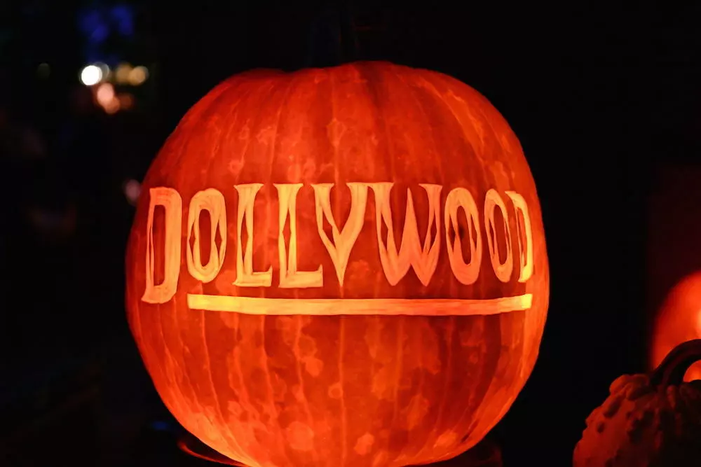 dollywood pumpkin during fall in the smokies