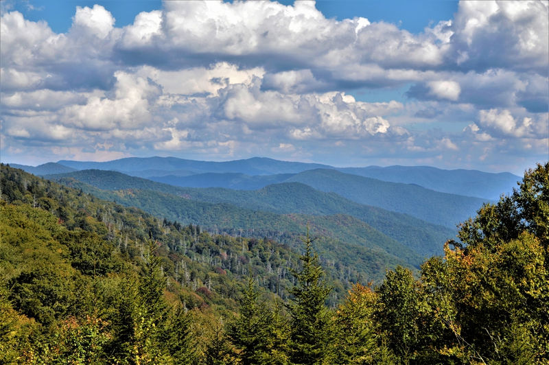 view from Smoky Mountains webcam