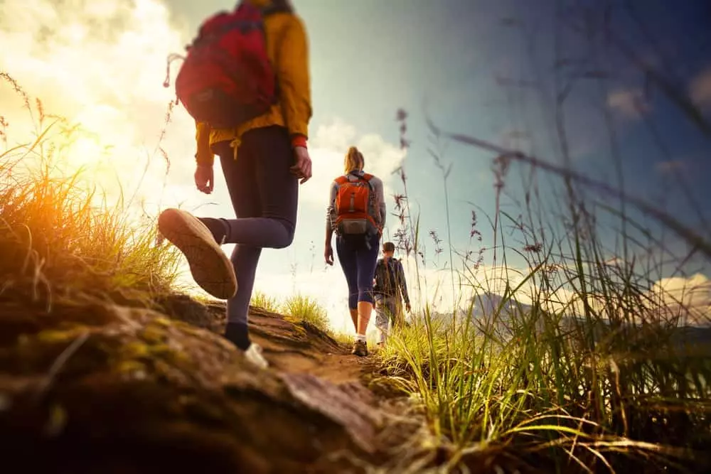 hiking-in-the-mountains