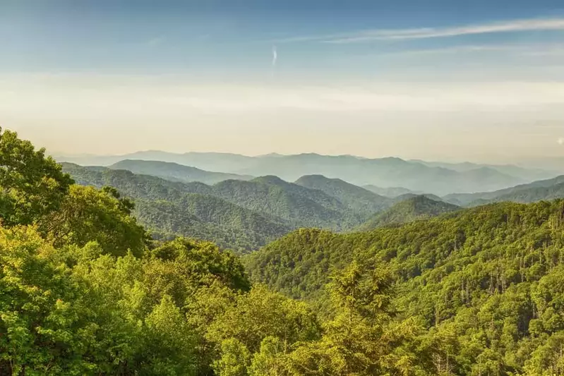 smoky mountains park view