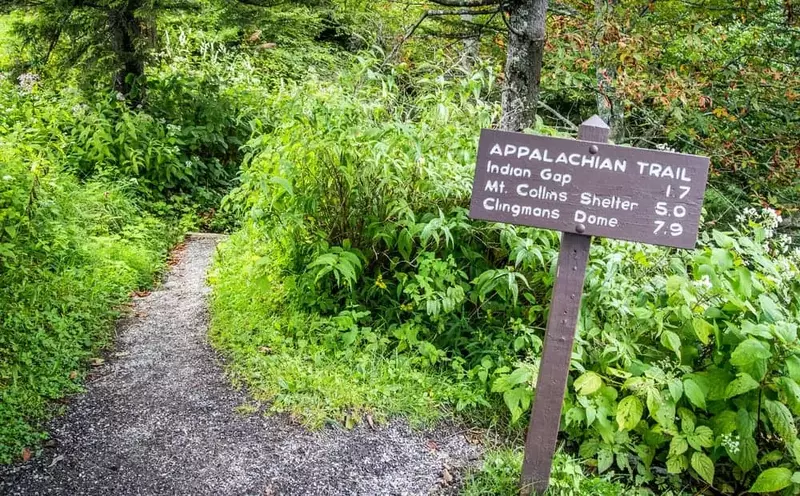 Appalachian trail sign