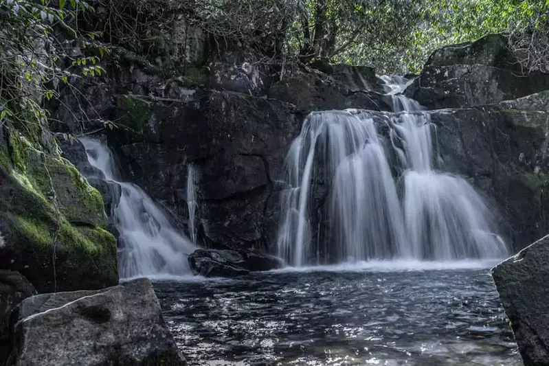Indian Creek Falls along Middle Prong Trail
