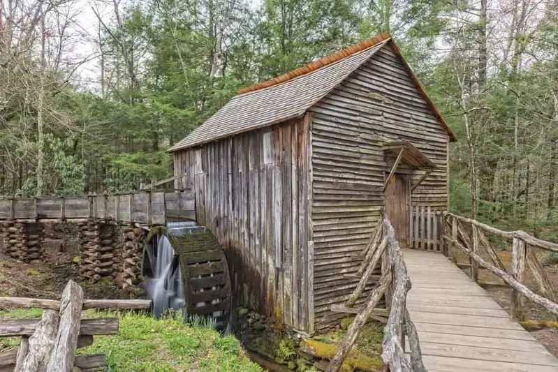 cable mill in Cades Cove